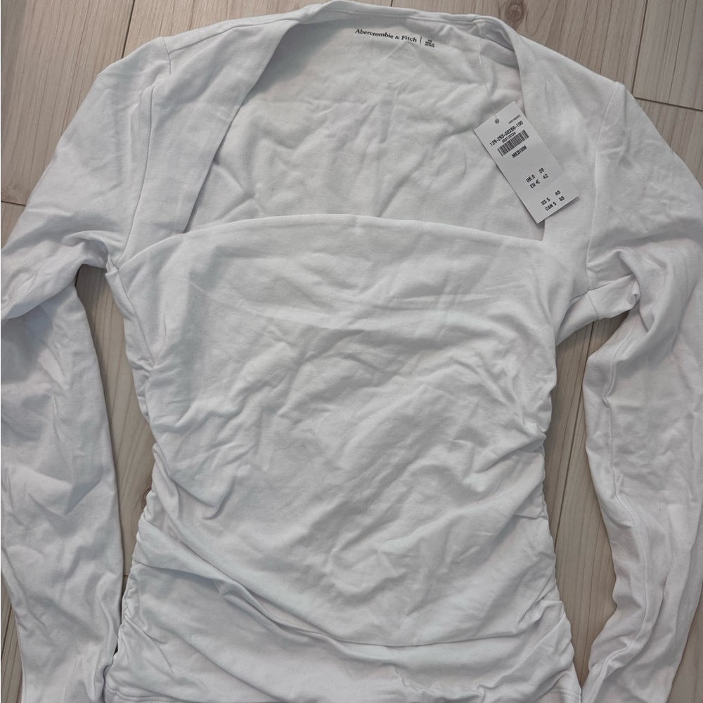 NWT The A&F Ava Long-Sleeve Top - Picture 4 of 4